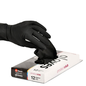 Product Club Jetblack Reusable Gloves (M). 12 unidades.